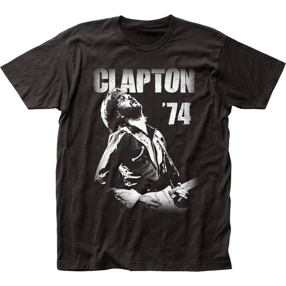 Eric Clapton 74 Mens T Shirt Black Small Music Classic Concert Rock Band Tee New